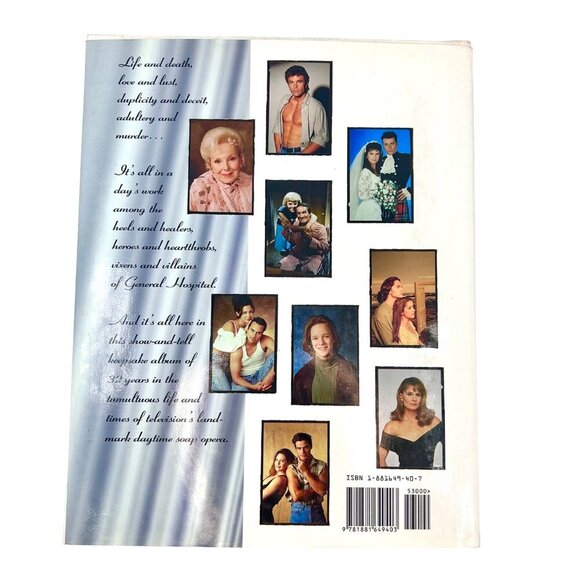 GENERAL HOSPITAL THE COMPLETE SCRAPBOOK HARDCOVER BOOK GARY WARNER SOAP OPERA - Picture 2 of 7
